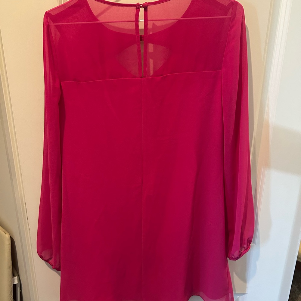Bcbgeneration Pink Cut Out Blouse - image 2